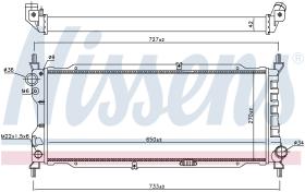 Nissens 63286A - RADIA OPEL CORSA B/COMBO 1.5/1.7D (93>00) A/M