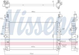 Nissens 630748 - RADIADOR VAUXHALL MERIVA A(03-)1.8