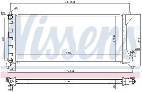 Nissens 630749 - RADIADOR SUZUKI IGNIS II(03-)1.3 DD