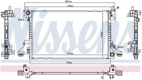 Nissens 630766 - RADIA OPEL AMPERA/CHEVROLET VOLT (12>)