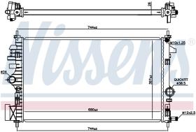 Nissens 630773 - RADIADOR SAAB 9-5(YS3G)(10-)2.0 TID