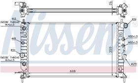 Nissens 63078 - RADIADOR VAUXHALL VECTRA B(95-)2.6