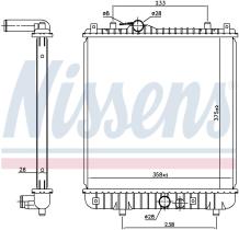 Nissens 630787 - RADIA OPEL AGILA 1.0/1.2 16V (07-03>)