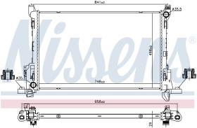 Nissens 630793 - RADIADOR VAUXHALL VIVARO B(14-)1.6