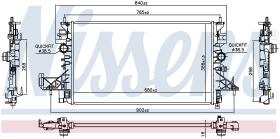 Nissens 630798 - RADIADOR VAUXHALL ASTRA K(15-)1.4 I