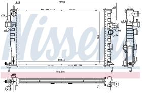 Nissens 630802 - RADIADOR OPEL COMBO(00-)1.7 DTI