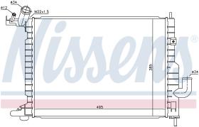 Nissens 63082 - RADIADOR VAUXHALL VECTRA B(95-)1.7