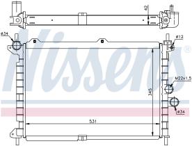 Nissens 63089 - RADIA OPEL ASTRA F 1.7TD (MOTOR ISUZU TC4EE1) (97>)