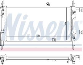 Nissens 632391 - RADIADOR VAUXHALL ASTRA B(84-)1.2