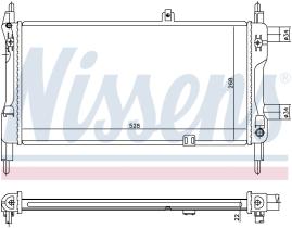 Nissens 632391 - RADIADOR VAUXHALL ASTRA B(84-)1.2