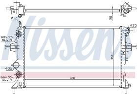 Nissens 632461 - RADIA OPEL ASTRA G 1.4/1.6/1.8 +AC AUT. (98>) A/M