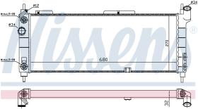 Nissens 632921 - RADIA OPEL CORSA B/TIGRA 1.2/1.4/1.6 +AC (93>00) AUT.