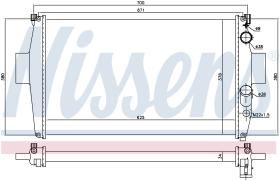 Nissens 63328 - RADIA IVECO DAILY II 40.12 (89>96) SANTANA ANIBAL 2.8TD