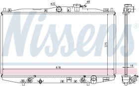 Nissens 63345 - RADIA HONDA ACCORD VI COUPE 1.8/2.0 AUT. (98>)