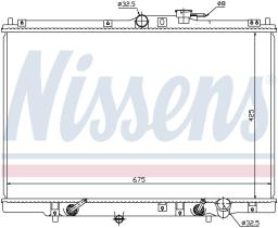 Nissens 63346 - RADIADOR HONDA SHUTTLE(RA)(94-)2.3