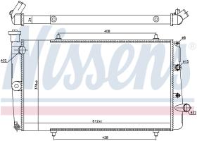 Nissens 634811 - RADIA PEUGEOT 309 GASOLINA/DIESEL (85>)