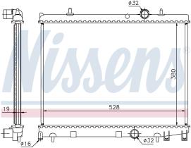 Nissens 63504 - RADIA PEUGEOT 206 1.6HDI 16V 110 C.V. (02>)