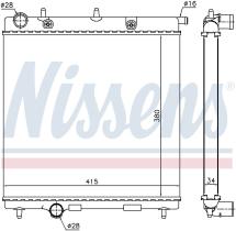 Nissens 63505 - RADIADOR VAUXHALL CROSSLAND X(17-)1