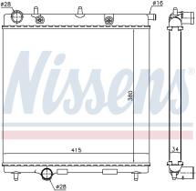 Nissens 63505 - RADIADOR VAUXHALL CROSSLAND X(17-)1