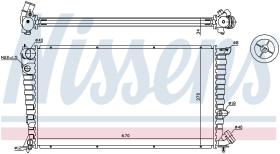 Nissens 63508 - RADIA CITROEN BERLINGO/PARTNER DIESEL (96>98) A/S