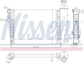 Nissens 63522 - RADIA PEUGEOT 106 1.0/1.1/1.4 -AC (91>96)