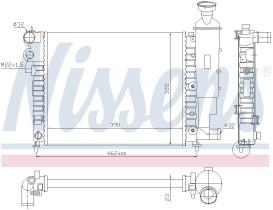 Nissens 63522 - RADIA PEUGEOT 106 1.0/1.1/1.4 -AC (91>96)