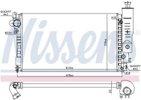 Nissens 63527 - RADIADOR PEUGEOT 405(4B.4E)(92-)1.6