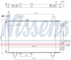 Nissens 63561 - RADIADOR TALBOT EXPRESS(81-)1.8