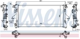 Nissens 63565 - RADIADOR CITROEN JUMPER(250)(06-)3.