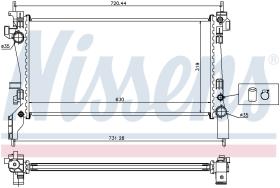 Nissens 636004 - RADIA CITROEN NEMO/BIPPER/QUBO 1.4HDI (08>)A/S