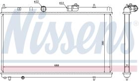 Nissens 636013 - RADIADOR CITROEN C5(DC.DE)(00-)3.0