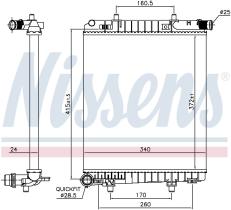 Nissens 636016 - RADIADOR TOYOTA AYGO(KBG40.PAB40)(1