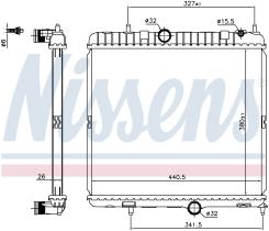 Nissens 636028 - RADIADOR DS DS5(15-)2.0 HDI HYBRID