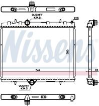 Nissens 636029 - RADIA CITROEN C4 II/DS4/DS5/BERLINGO/PEUGEOT 3008/5008