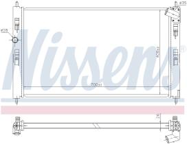 Nissens 636034 - RADIA MITSUBISHI ASX 1.8DID (7/13>) CITROEN C4 AIRCROSS (12>