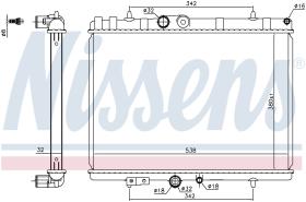 Nissens 636039 - RADIADOR CITROEN C5(RC.RE)(04-)2.2