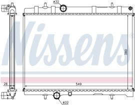 Nissens 63605A - RADIA CITROEN C5 II/PEUGEOT 407 1.6 HDI/2.2I (04>)