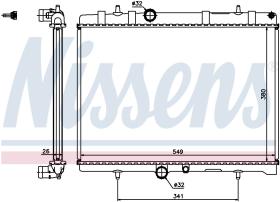 Nissens 63606A - RADIA CITROEN C4/PICASSO/407/307/308/XSARA II (03>) DN6