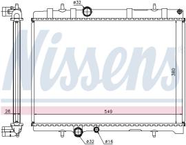 Nissens 63608A - RADIADOR PEUGEOT 407(6D.6C.6E)(04-)