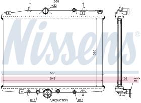 Nissens 63702 - RADIADOR PEUGEOT 406(8B.8E.8F)(95-)