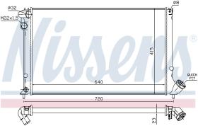 Nissens 63731 - RADIADOR PEUGEOT 406(8B.8E.8F)(95-)