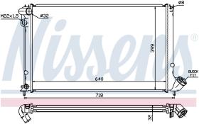 Nissens 63733 - RADIADOR PEUGEOT 406(8B.8E.8F)(95-)