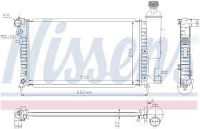 Nissens 63745A - RADIADOR PEUGEOT 106(1)(96-)1.1 I