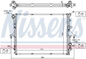 Nissens 65276A - RADIA AUDI Q7 (06>) VW TOUAREG (02>) PORSCHE CAYENNE (02>)