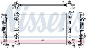 Nissens 637602 - RADIADOR RENAULT LAGUNA III(07-)2.0