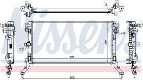 Nissens 637603 - RADIADOR RENAULT LAGUNA III(07-)2.0