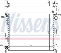 Nissens 637605 - RADIADOR NISSAN MICRA/MARCH(K12)(02