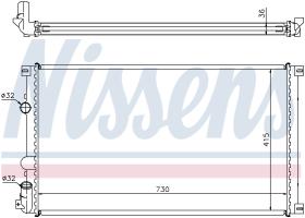 Nissens 63761 - RADIADOR NISSAN INTERSTAR(X70)(02-)
