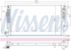 Nissens 637617 - RADIA RENAULT MEGANE III 1.6 DCI (11>)