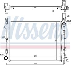 Nissens 637618 - RADIA RENAULT KANGOO 1.5DCI (2/08>)